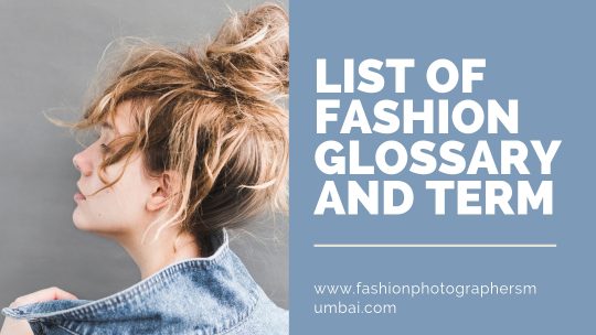 List of Fashion Glossary and Term